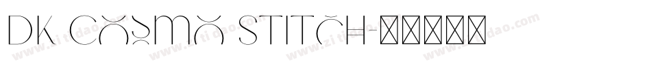 DK Cosmo Stitch字体转换